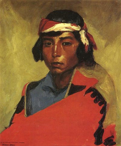 Garçon du Pueblo Tesuque, 1916 - Robert Cozad Henri