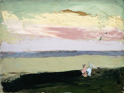 Scène côtière au coucher du soleil - Robert Cozad Henri