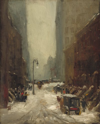 Neige à New York, 1902 - Robert Cozad Henri