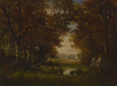 Scène dans la Forêt de Fontainebleau - Robert Crannell Minor
