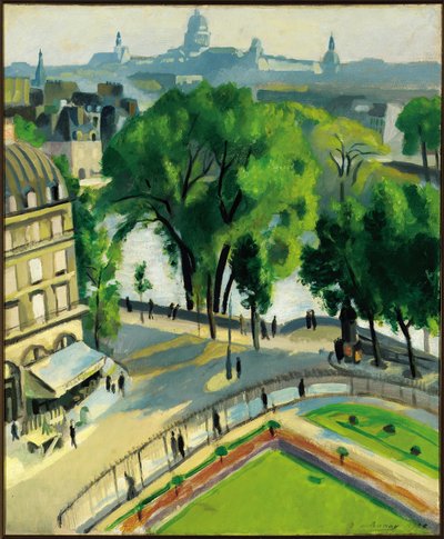 Vue du Quai du Louvre - Robert Delaunay