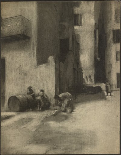 Coin de rue à Menton - Robert Demachy