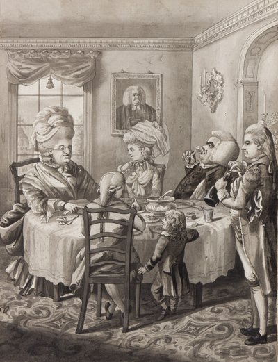 Un maître pasteur avec une bonne vie, 1782 - Robert Dighton