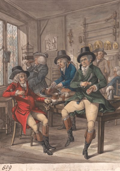 La salle des célibataires - Robert Dighton