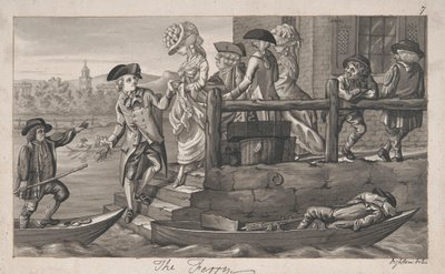 Le ferry - Robert Dighton