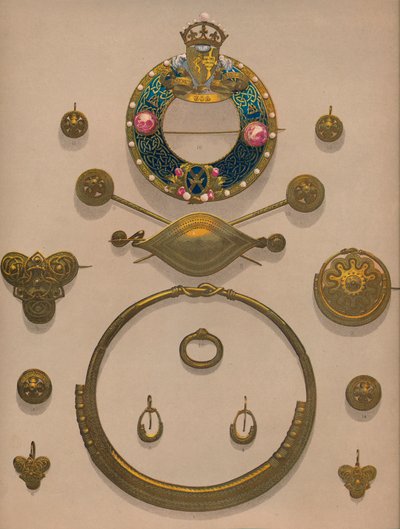 Ornements et broche en or - Robert Dudley