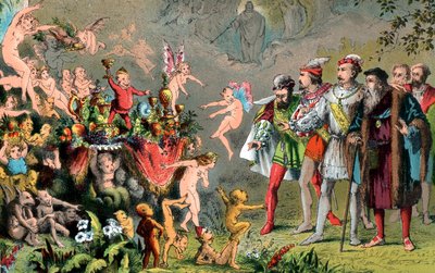 Scène de La Tempête de Shakespeare, 1856-1858 - Robert Dudley