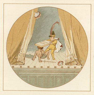 Deux jeunes enfants se battant sur scène - Robert Dudley