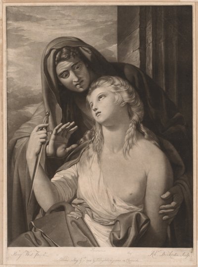 Mort de Lucrèce, 1770 - Robert Dunkarton