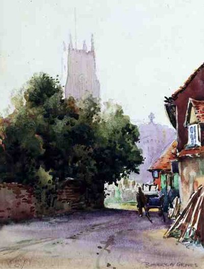 Saint-Albans, matin brumeux - Robert E. Groves