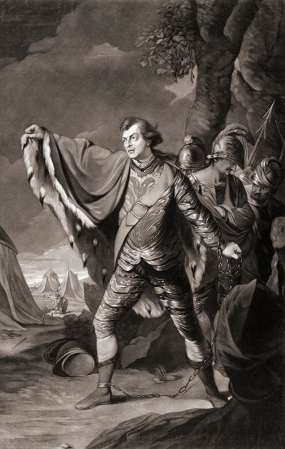 Acteur anglais Samuel Reddish. Portrait. (impression) - Robert Edge (after) Pine