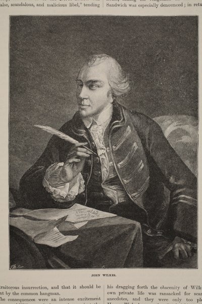 John Wilkes, illustration de 