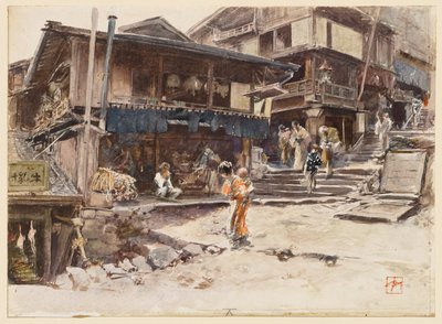 Une rue à Ikao, Japon, I - Robert Frederick Blum