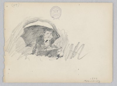 Artiste dessinant à l