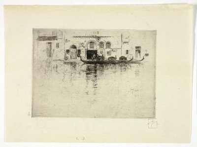 Gondoles et palais vénitien - Robert Frederick Blum