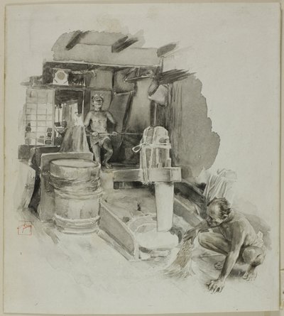 La mise en place du Paddy - Robert Frederick Blum