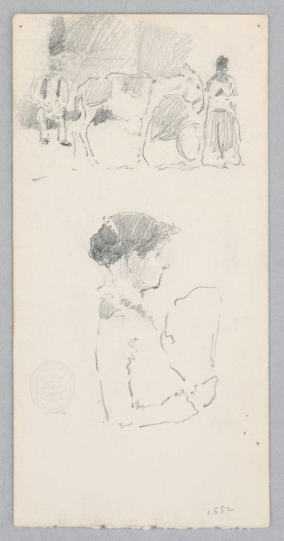 Scène de rue - Robert Frederick Blum