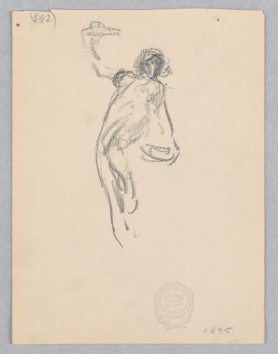 Étude pour une femme dansante, « Humeurs à la musique », Mendelssohn Glee Club, New York, NY - Robert Frederick Blum