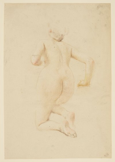 Étude pour une femme agenouillée, "Festival des vendanges," Mendelssohn Glee Club, New York, NY - Robert Frederick Blum