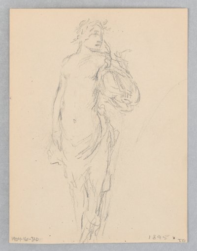 Étude pour une femme debout, "Moods to Music," Mendelssohn Glee Club, New York, NY - Robert Frederick Blum
