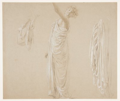 Étude pour le chef de la procession, "Vintage Festival," Mendelssohn Glee Club, New York, NY - Robert Frederick Blum
