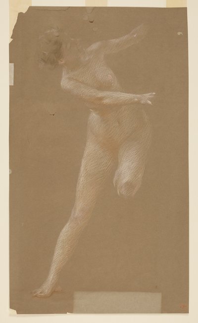 Étude pour la ménade gauche, « Fête des vendanges », Mendelssohn Glee Club, New York, NY - Robert Frederick Blum