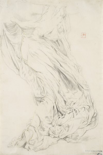 Étude de draperie pour la fresque Moods to Music - Robert Frederick Blum