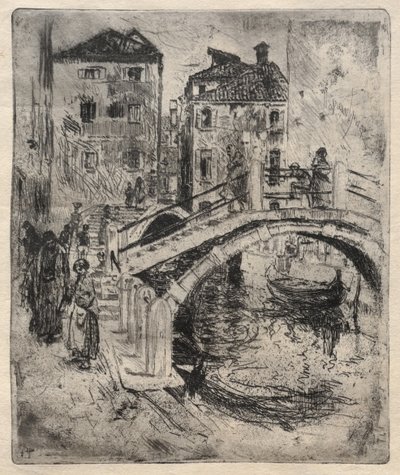 Canal et ponts vénitiens, 1886 - Robert Frederick Blum