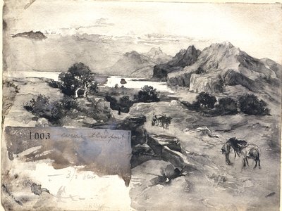 Vue du golfe de Corinthe - Robert Frederick Blum