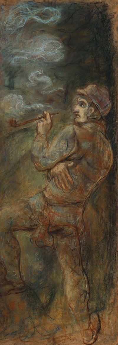 Fumeur, 1917 - Robert Genin