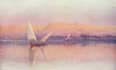 Un crépuscule sur le Nil, vers 1880, 1904 - Robert George Talbot Kelly