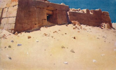Mastaba sous la deuxième pyramide, vers 1880, 1904 - Robert George Talbot Kelly