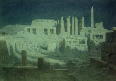 Clair de lune à Karnak - Robert George Talbot Kelly