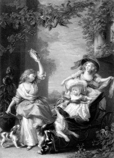 Les princesses royales, enfants du roi George III, 19ème siècle - Robert Graves
