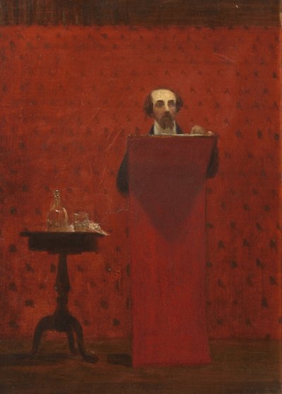 Charles Dickens donnant une lecture publique, 1858 - Robert Hannah