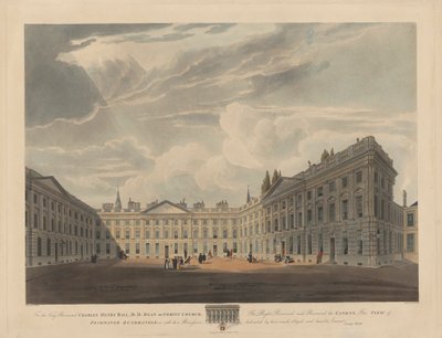 Quadrilatère de Peckwater, Christ Church, Oxford - Robert Havell
