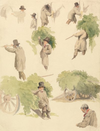 Transport de houblon et autres études - Robert Hills
