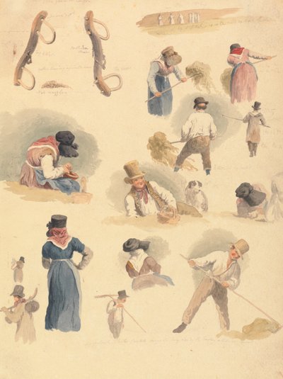 Études de faneurs - Robert Hills