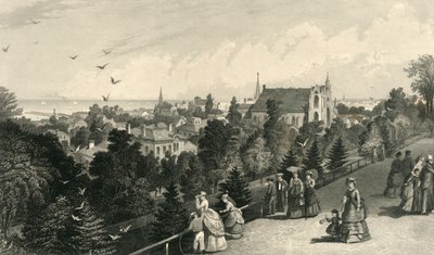 City of Cleveland, depuis Reservoir Walk, 1872 - Robert Hinshelwood