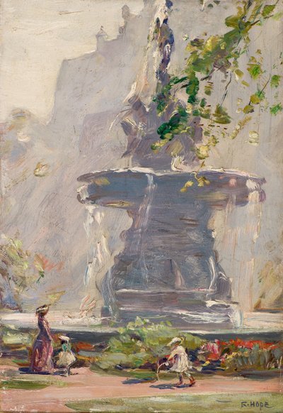 La fontaine, Princes Street Gardens, Édimbourg - Robert Hope