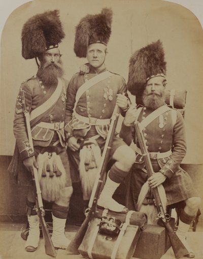 Gardner, McKenzie et Glen, 42e régiment de pied (The Royal Highland) - Robert Howlett