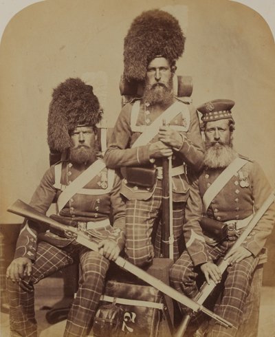 Noble, Dawson et Harper, 72e Régiment de Foot (Duke of Albany