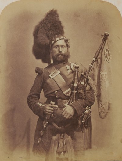 Joueur de cornemuse David Muir, 42e Highlanders (Black Watch) - Robert Howlett