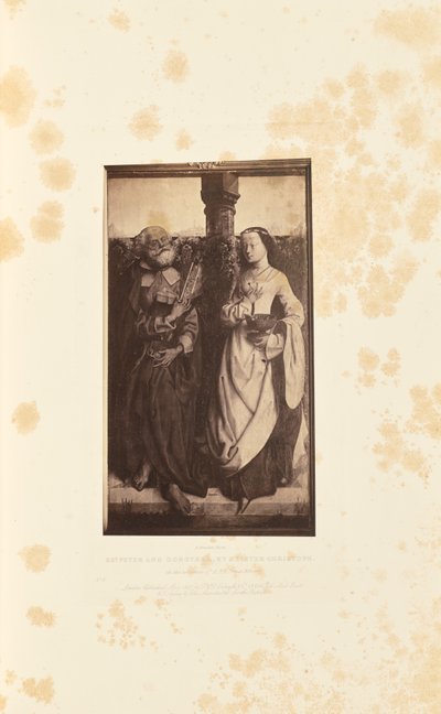 Saints Pierre et Dorothée, par Meister Christoph - Robert Howlett