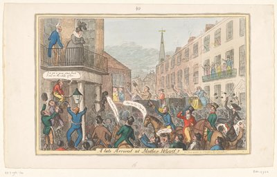 Caricature de la princesse Caroline, 1820 - Robert Isaac Cruikshank (attributed to workshop of)