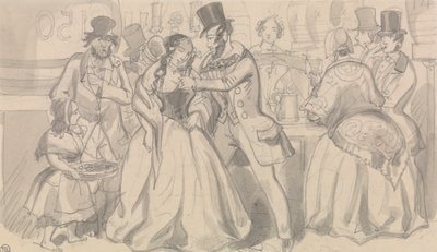 Rafraîchissement public dans la basse société - Robert Isaac Cruikshank