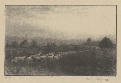 La rentrée du troupeau - Robert J. Wickenden