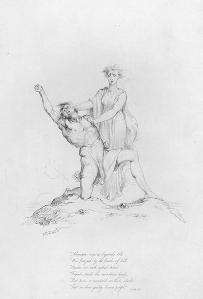Anacréon, Ode IX - Robert Kerr (after) Porter