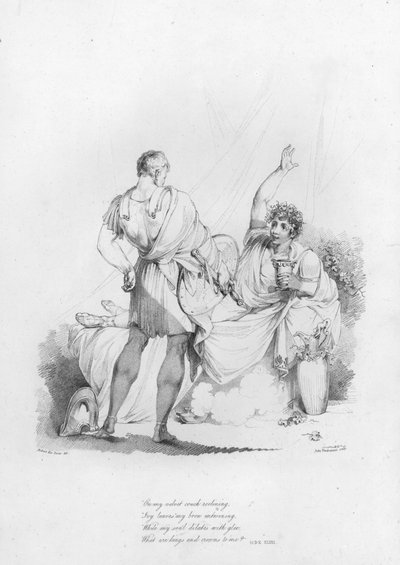 Anacréon, Ode XLVIII (gravure) - Robert Kerr (after) Porter
