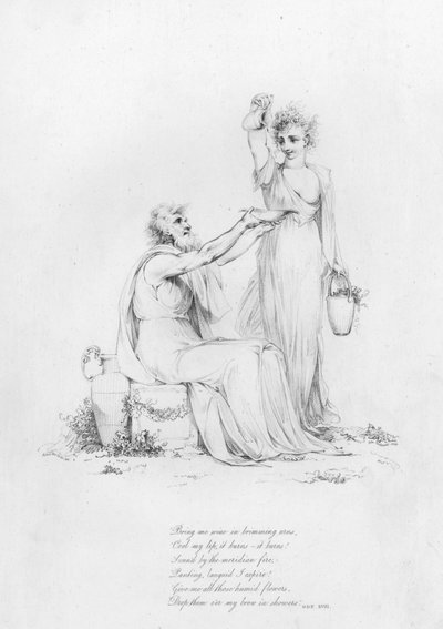 Anacréon, Ode XVIII - Robert Kerr (after) Porter